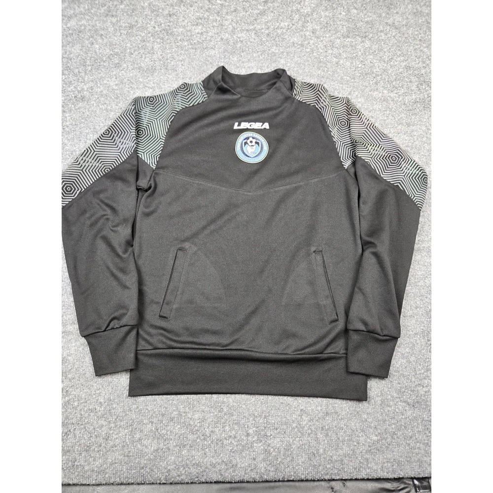 Legea Chicago Inter Soccer Club Training Sweatshirt Mens Small Black #1105